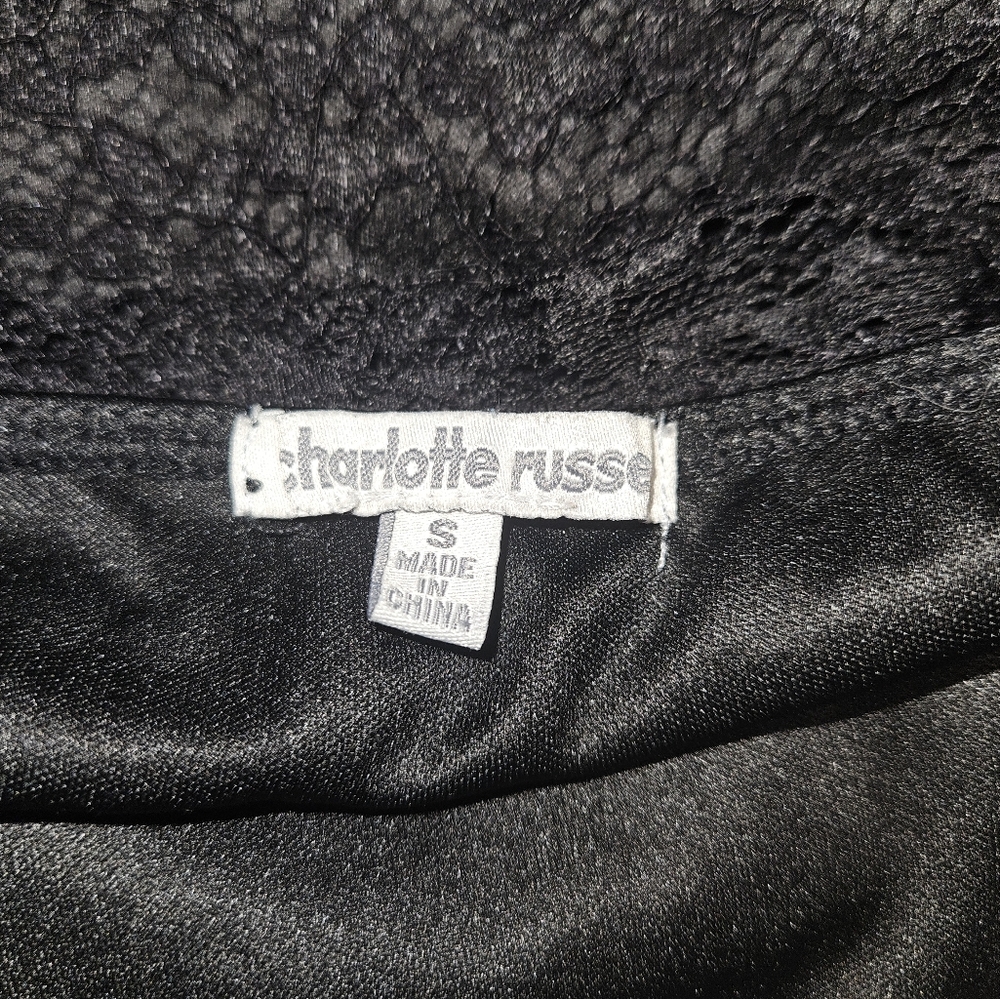 *FREE Sz S Black Lace Bodycon Dress - Picture 3 of 5